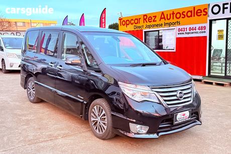 Black 2016 Nissan Serena Wagon Highway Star G (Hybrid)