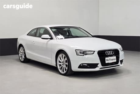 White 2012 Audi A5 Coupe 1.8 Tfsi