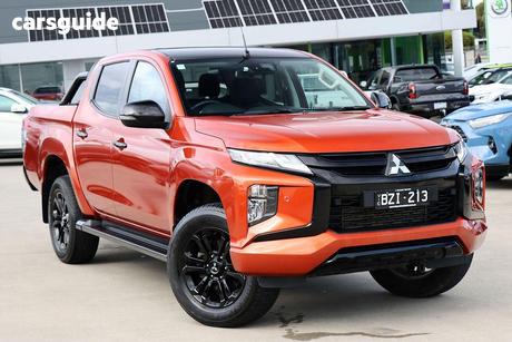 Orange 2022 Mitsubishi Triton Ute Tray GSR 4X4