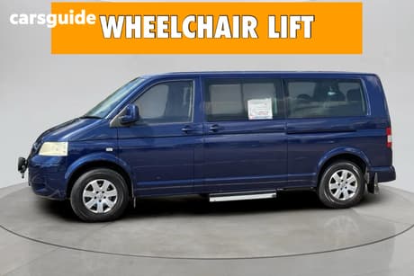 Blue 2008 Volkswagen Caravelle Wagon Lwb