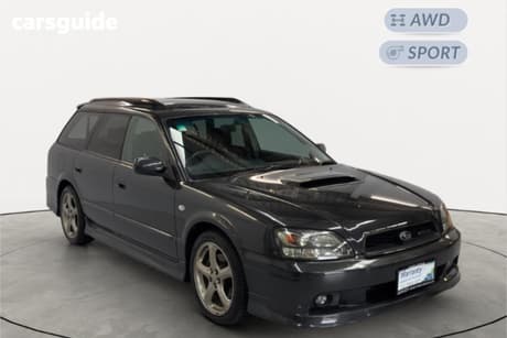 Grey 2002 Subaru Legacy SUV TOURING WAGON GT-B AWD