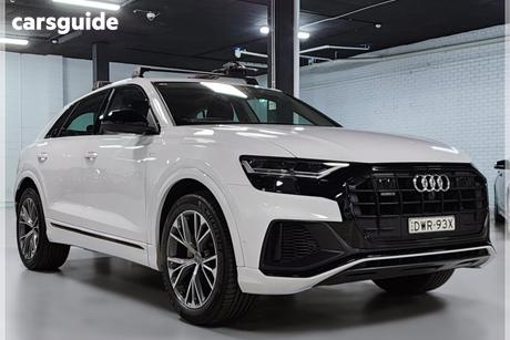White 2019 Audi Q8 Wagon 55 Tfsi Quattro (Hybrid)
