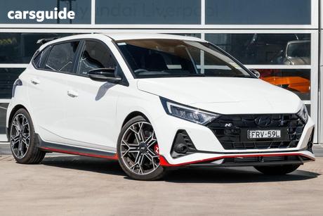 White 2025 Hyundai I20 Hatchback N