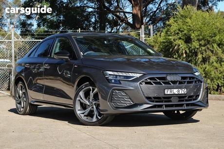 Grey 2025 Audi A3 Sedan 35 Tfsi S Line (Mhev)