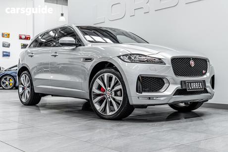 Silver 2016 Jaguar F-Pace Wagon 30D S