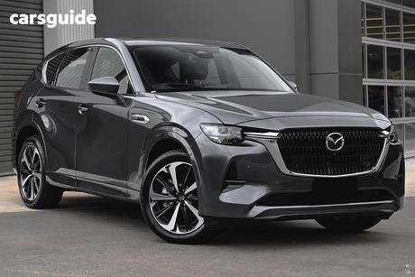 Grey 2025 Mazda CX-60 Wagon P50E Azami Phev