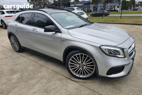 Silver 2017 Mercedes-Benz GLA45 Wagon 4Matic