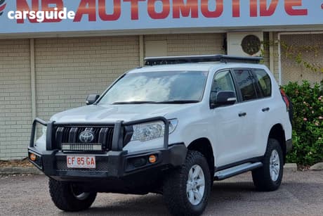 White 2017 Toyota Landcruiser Prado Wagon Gxl (4X4)