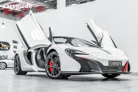 White 2016 McLaren 650S Convertible