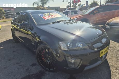 Black 2007 HSV Clubsport Sedan R8