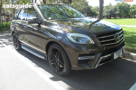 Brown 2014 Mercedes-Benz ML SUV W166