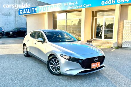 Silver 2020 Mazda 3 Hatchback G20 Pure