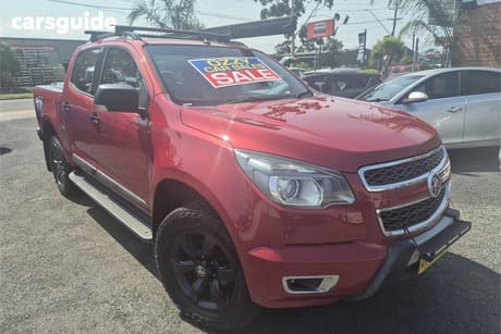 Red 2015 Holden Colorado Crew Cab Pickup Z71 (4X4)