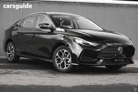 Black 2025 MG MG5 Sedan Essence