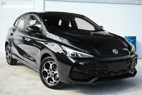Black 2025 MG MG3 Hatchback Excite