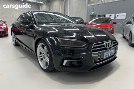 Black 2017 Audi A5 Coupe 2.0 Tdi Quattro S Tronic Sport