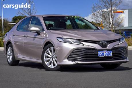 Beige 2019 Toyota Camry Sedan Ascent