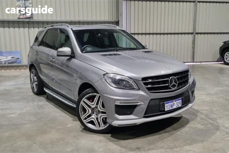 Silver 2012 Mercedes-Benz ML SUV ML63 AMG 4X4