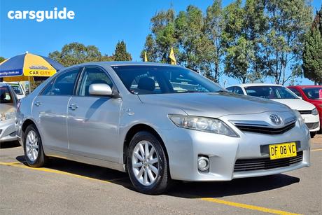 Silver 2011 Toyota Camry Sedan Hybrid