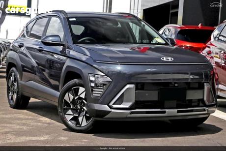 Blue 2025 Hyundai Kona Wagon Hybrid Premium