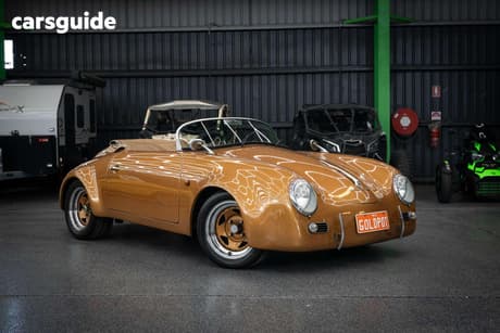 Gold 1965 Porsche 356C Convertible R