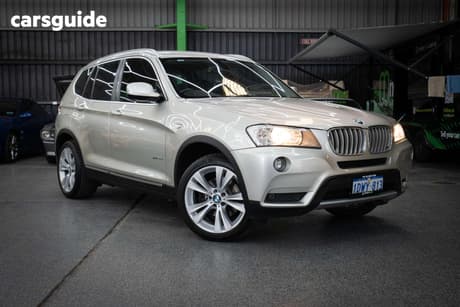 Silver 2012 BMW X3 Wagon Xdrive 30D