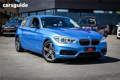 Blue 2017 BMW 1 Hatch 118I SPORT LINE R