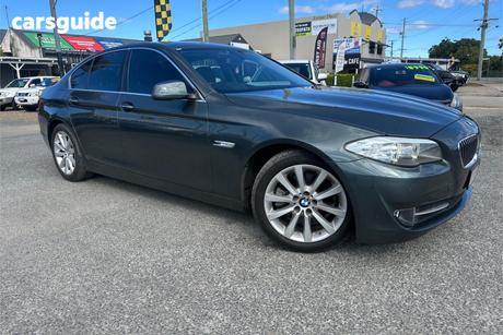 Green 2013 BMW 528I Sedan