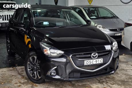 Black 2017 Mazda 2 Hatchback Genki