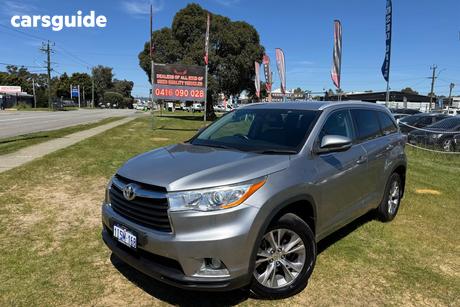 Silver 2015 Toyota Kluger Wagon Gxl (4X2)
