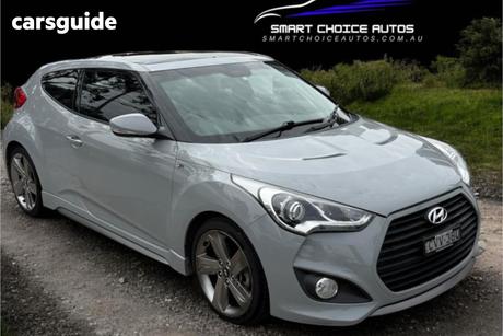 Grey 2013 Hyundai Veloster Coupe Sr Turbo