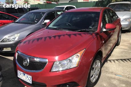 Red 2012 Holden Cruze Sedan Cd