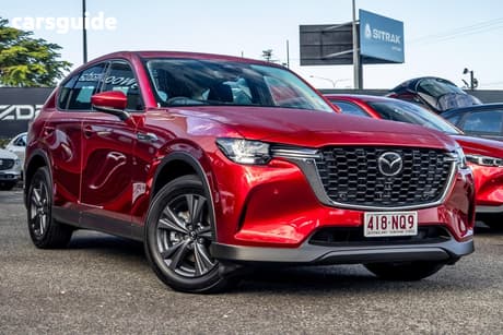 Red 2025 Mazda CX-60 Wagon D50E Pure Hybrid