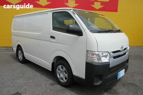 White 2018 Toyota HiAce Van Lwb