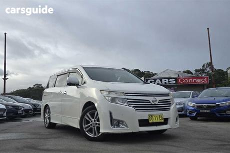 White 2011 Nissan Elgrand Wagon Rider