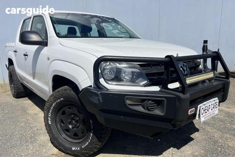 White 2015 Volkswagen Amarok Dual Cab Utility Tdi420 Core Edition (4X4)