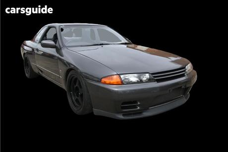 Grey 1990 Nissan Skyline Coupe Gtr