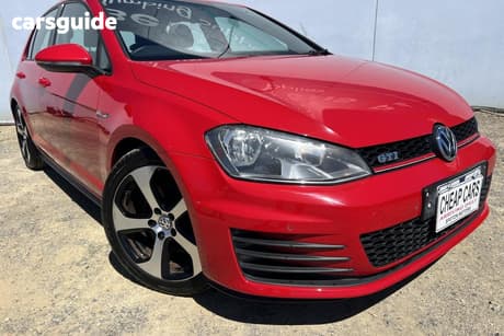 Red 2013 Volkswagen Golf Hatchback Gti