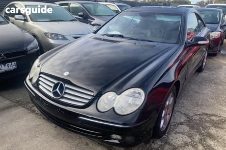 Black 2003 Mercedes-Benz CLK320 Coupe ELEGANCE
