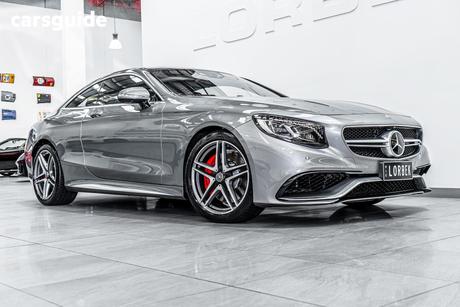 Silver 2014 Mercedes-Benz S63 Coupe Amg