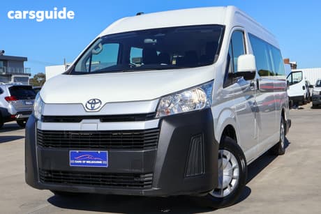 White 2020 Toyota HiAce Bus Slwb Commuter (12 Seats)