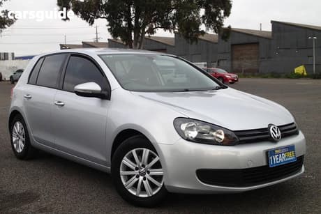 Silver 2010 Volkswagen Golf Hatchback 118 Tsi Comfortline