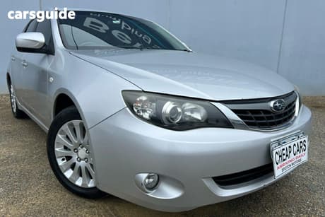 Silver 2008 Subaru Impreza Hatchback Rx (Awd)