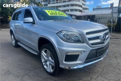 Silver 2013 Mercedes-Benz GL350 Wagon Blue Tec