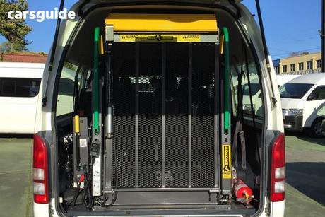 White 2017 Toyota HiAce Bus Commuter