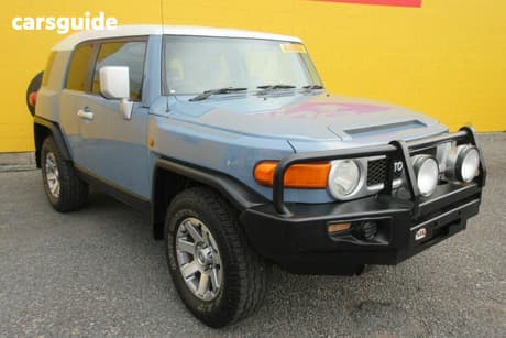 Blue 2014 Toyota FJ Cruiser Wagon