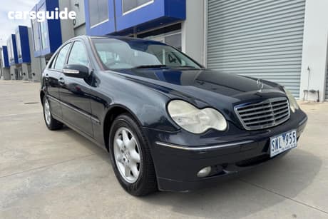 Blue 2003 Mercedes-Benz C180 Sedan Kompressor Elegance