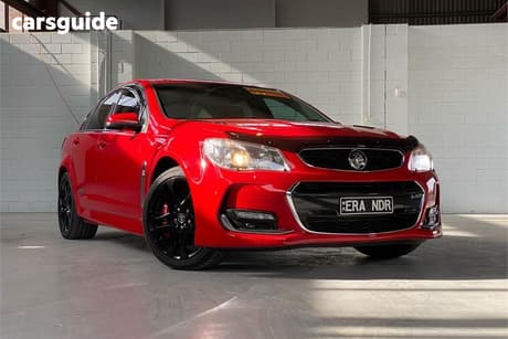 Red 2016 Holden Commodore Sedan Ss-V Redline