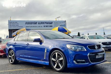 Blue 2017 Holden Commodore Sedan Sv6