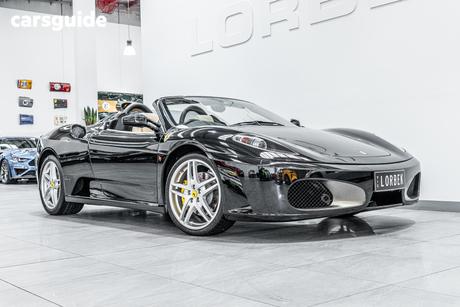 Black 2006 Ferrari F430 Convertible Spider